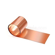 Copper Rolls, for Mechanical Cutting, Precision Machining, Mould Making, Salmon, 5x0.01cm, 1m/roll.(AJEW-WH0171-12A)