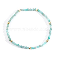 Bohemian Style Natural Green Aventurine Beaded Stretch Bracelets for Women, Stackable Bracelets(TR3893-3)