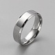 Stainless Steel Simple Plain Band Ring for Men Women(RJEW-WH0015-04D)-1