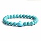 bracelet turquoise avec bracelet corde élastique(DZ7554-23)-1