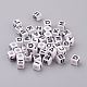 Chunky Letter Acrylic Cube Beads for Kids Jewelry(X-PL37C9129)-1