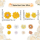 80pcs 8 styles accessoires de costume en polyester faits &agrave; la main(DIY-WR0004-28)-2