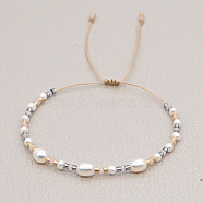 Elegant and Minimalist Pearl Braided Bracelets for Women, Perfect Gift for Friends(EI8564)