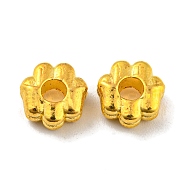 Alloy Beads, Lead Free & Cadmium Free, Flower, Golden, 7.5x8x4mm, Hole: 2.7mm, about 1428pcs/1000g(PALLOY-F307-02G)