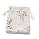 Polycotton(Polyester Cotton) Packing Pouches Drawstring Bags(X-ABAG-T006-A06)-2