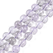 Natural Amethyst Beads Beads Strands, Round, 12mm, Hole: 1.2mm, about 31pcs/strand, 16.14''(41cm)(G-Q164-G05-02)