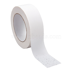 Nylon Waterproof Repair Adhesive Tape, Repairing Tears, Cracks, & Leaks, for Backpack, Tent, Awnings, Inflatable Mattresses, White, 40mm, 45 yards(about 41.15m)/roll(AJEW-WH0348-245A-01)