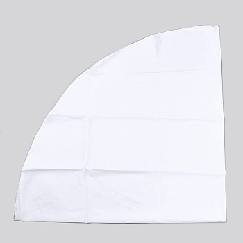 Polyester Tablecloths, for Dining Table Decoration, Round, White, 3060x1mm