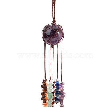 Round Amethyst Pendant Decorations