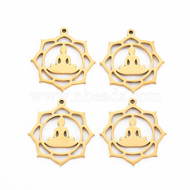 Real 18K Gold Plated Others 304 Stainless Steel Pendants