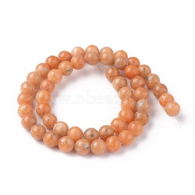 Naturel orange quartz brins de perles(G-L528-01B)-3