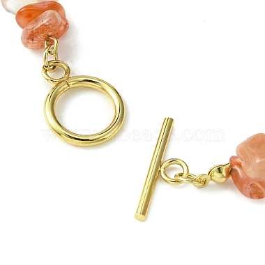 3 pcs 3 style naturel mélangé pierres précieuses puces bracelets de perles ensemble pour les femmes(BJEW-TA00366)-4