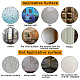 stickers muraux miroirs acryliques tournesol(DIY-CN0001-18D)-6