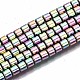 Electroplate Non-magnetic Synthetic Hematite Beads Strands(X-G-T114-62-04)-1