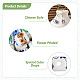 72Pcs 4 Color Handmade Porcelain Ceramic Beads Strands(PORC-FW0001-01)-4