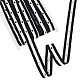 плоские нейлоновые полосатые ленты с серебряными петельками(OCOR-WH0082-68)-1