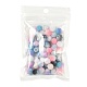 50 pièces 5 couleurs perles acryliques imitation perle(OACR-FS0001-04)-6