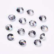 Imitation Austrian Crystal Beads, Grade AAA, Faceted, Bicone, Colorful, 4.5x2.5mm, Hole: 0.7~0.9mm(SWAR-F061-2x5mm-31)