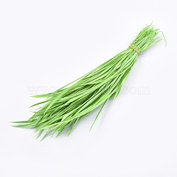 Goose Feather Costume Accessories, Dyed, Lawn Green, 150~265x3~4mm, about 100pcs/bundle(FIND-T037-09D)