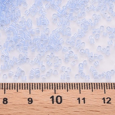 Perles cylindriques en verre transparent(SEED-S047-I-004)-4