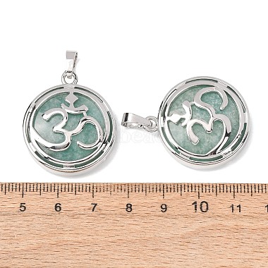 Natural Amazonite Pendants(GG-CBA0251-10F-P)-3