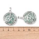 Natural Amazonite Pendants(GG-CBA0251-10F-P)-3