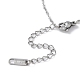 Hollow Heart 304 Stainless Steel Pendant Necklaces(NJEW-C033-01B-P)-3
