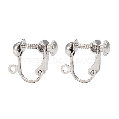 Platinum Brass Earring Components