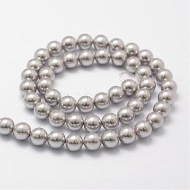 Shell Pearl Beads Strands(BSHE-L026-05-6mm)-2