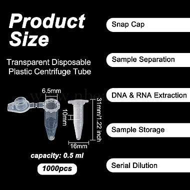 Transparent Disposable Plastic Centrifuge Tube(FIND-WH0152-224A)-2
