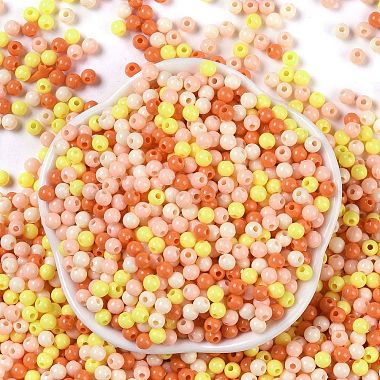 Opaque Acrylic Beads(OACR-H118-07B-05)-2
