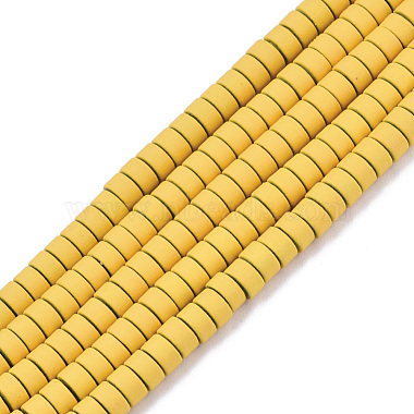 4mm Gold Disc Non-magnetic Hematite Beads