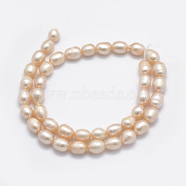 Natural Cultured Freshwater Pearl Beads Strands(PEAR-F007-85A-01A)-2