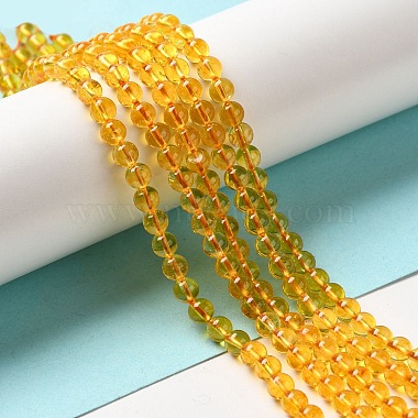 Natural Quartz Crystal Beads Strands(G-C076-4mm-6)-3