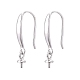 Anti-Tarnish Rhodium Plated 925 Sterling Silver Earring Hooks(STER-N016-27P)-1