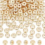 150Pcs 304 Stainless Steel Spacer Beads, Rondelle, Golden, 5x2mm, Hole: 1mm(STAS-DC0002-17)