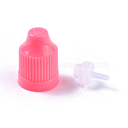 Plastic Bottle Caps, with Teardrop Head, Hot Pink, 27x20mm and 17x11.5mm(DIY-WH0143-51C)