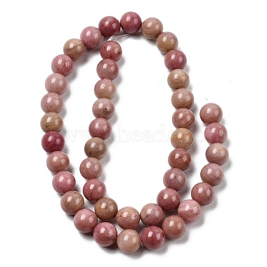 perles de rhodonite naturelles(GSR018)-2