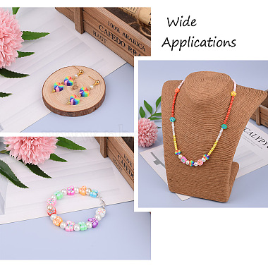 320Pcs 8 Styles Handmade Polymer Clay Beads(CLAY-TA0001-15)-8