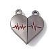 магнитные застежки из сплава с сердечком(FIND-C013-01F)-1