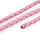 Braided Cowhide Leather Cord(NWIR-N005-01D-5mm)-3