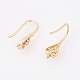 Brass Earring Hooks(X-KK-T029-107G)-1
