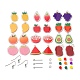 Kit de fabrication de boucles d'oreilles pendantes aux fruits à faire soi-même(DIY-SZ0008-81)-1