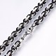 201 Stainless Steel Byzantine Chain Necklaces(NJEW-F222-12BP)-2