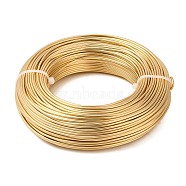 Aluminum Wire, for Jewelry Making, Champagne Gold, 12 Gauge, 2.0mm, about 180.44 Feet(55m)/500g(AW-BC0007-2.0mm-26)