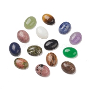 Natural Mixed Gemstone Cabochons, Half Oval, 16x12x6mm(G-M396-04)