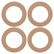 Wooden Spacer Ring for Car Speaker, Round Ring, Tan, 135x15mm(DIY-WH0430-396A)