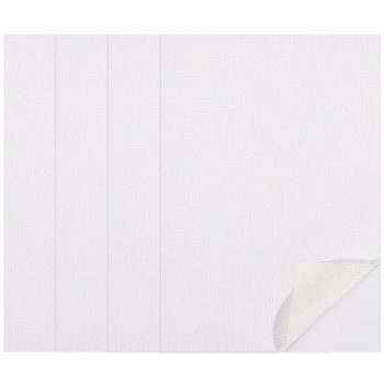 Self Adhesive Non Woven Fabric, Water Soluble Stabilizers for DIY Crafts, Rectangle, White, 42~42.2x30~30.5x0.02cm