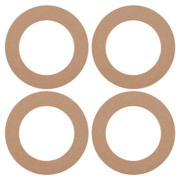 Wooden Spacer Ring for Car Speaker, Round Ring, Tan, 135x15mm