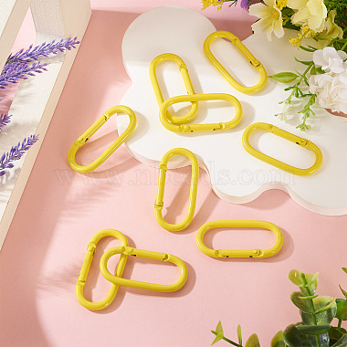 10Pcs Alloy Spring Gate Rings(FIND-TA0009-25H)-4